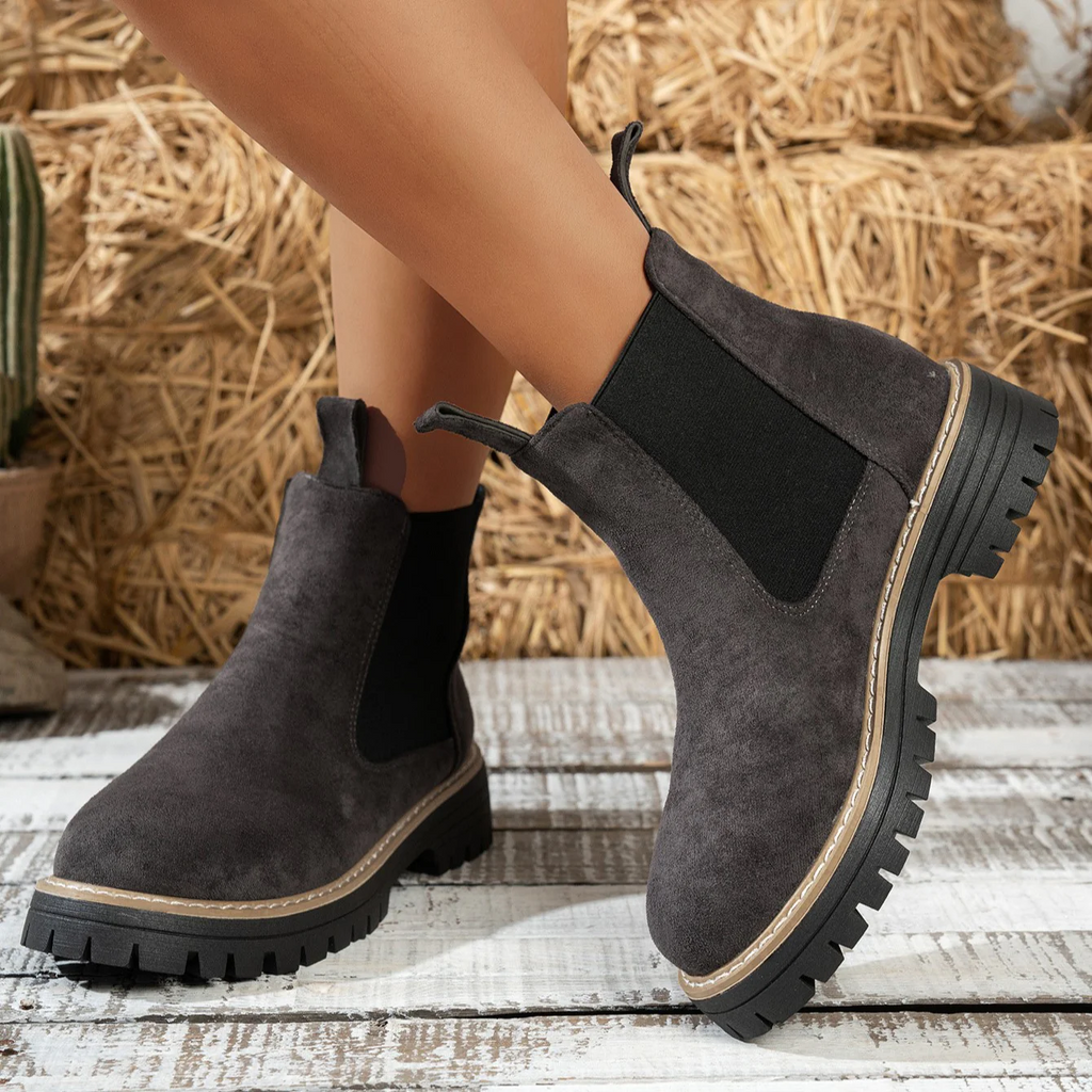 Women's ClassicKick Boots - Effortless Slip-On Ankle Boots with Chelsea Style