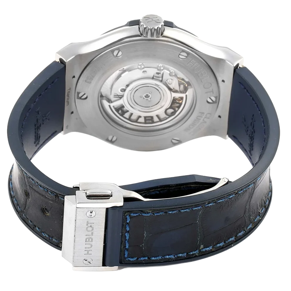 Classic Fusion Titanium 42mm Blue Dial Mens Watch 542.NX.7170.LR