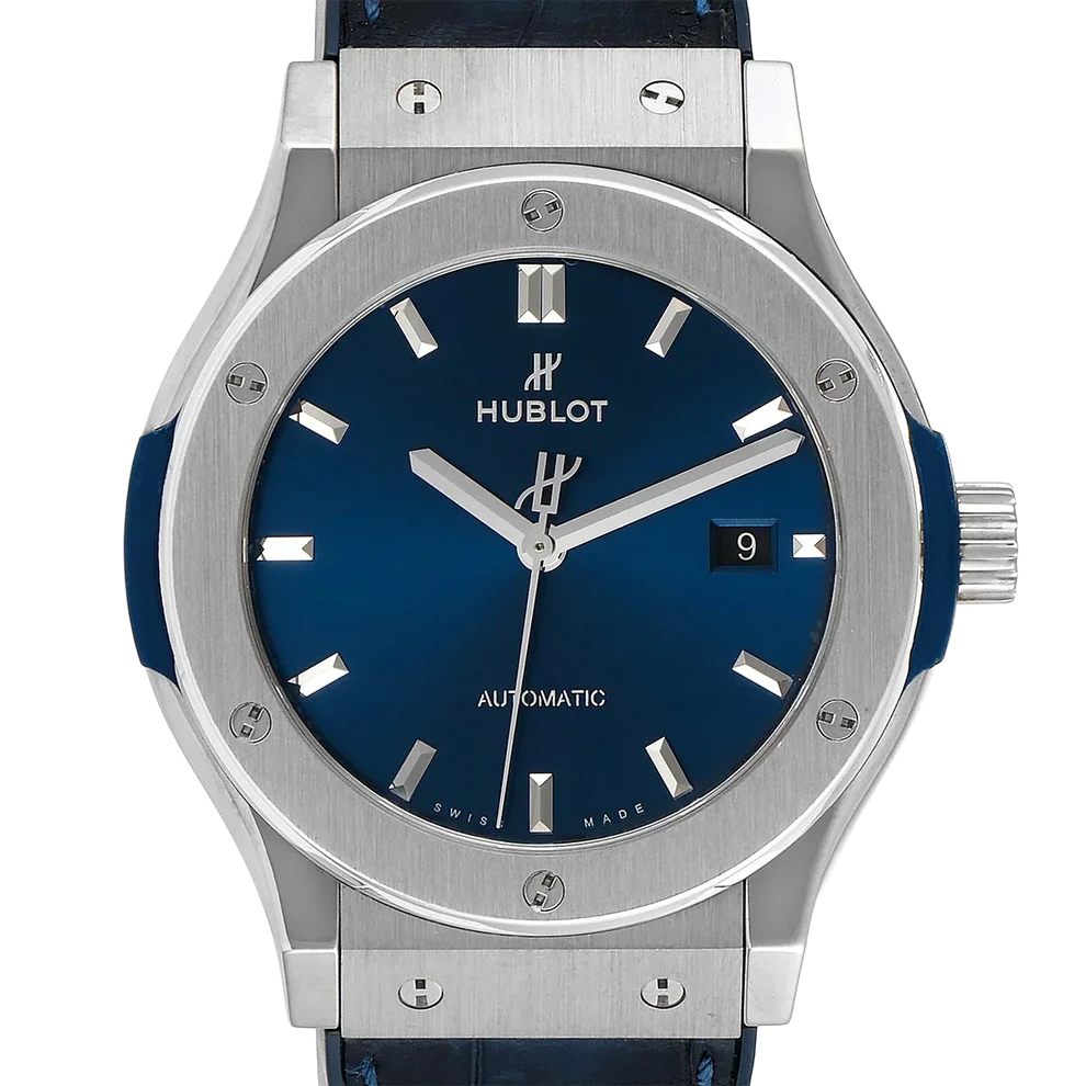 Classic Fusion Titanium 42mm Blue Dial Mens Watch 542.NX.7170.LR