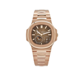 Nautilus 40mm 5712/1R-001 Moon Phase Power Reserve Rose Gold Brown Dial