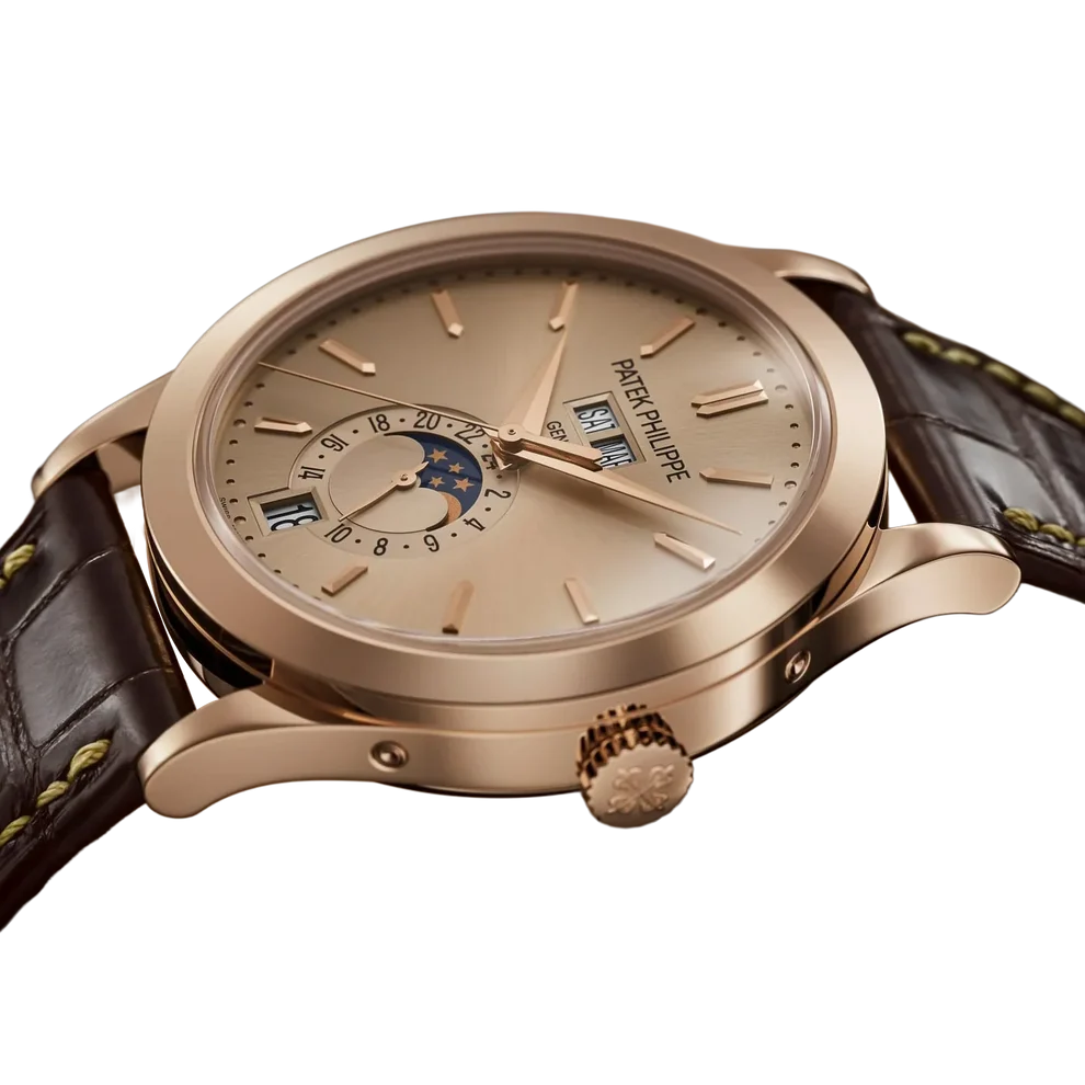 Complications 38mm 5396R-016 Annual Calendar Moon Phases Rose Gold Sand Beige Dial