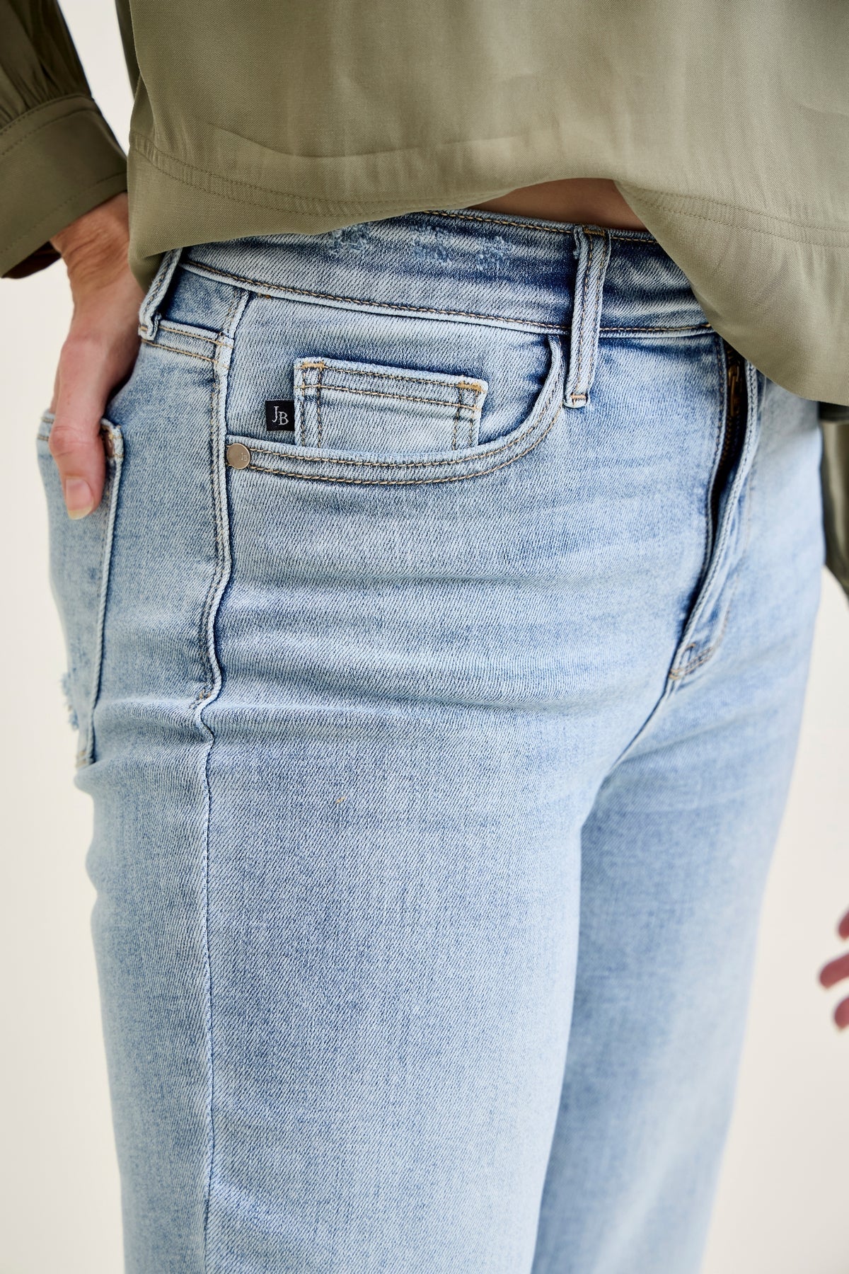 Women's High Waist Straight Leg Jeans