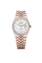 Land-Dweller 36 Oyster, 36 mm, Everose gold and diamonds