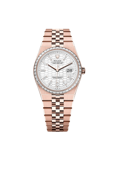 Land-Dweller 36 Oyster, 36 mm, Everose gold and diamonds