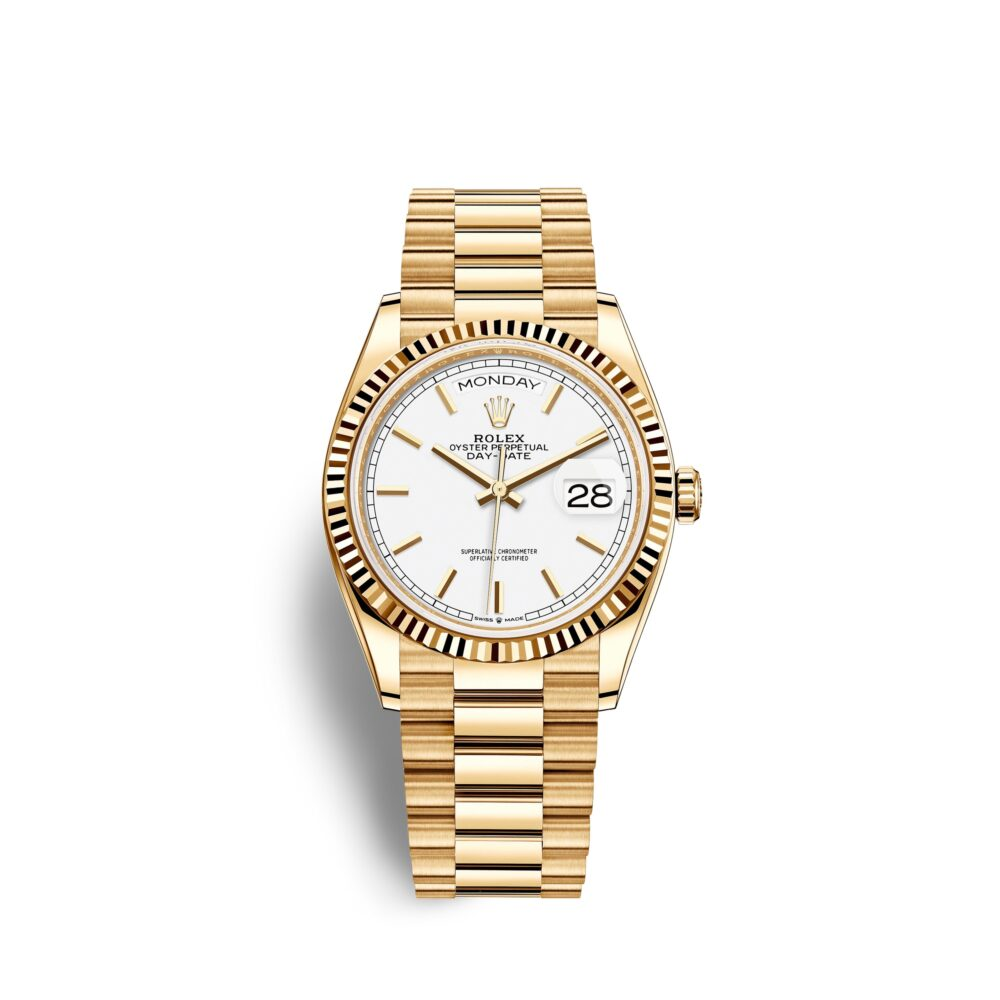 Day-Date 36mm Yellow Gold Silver Dial
