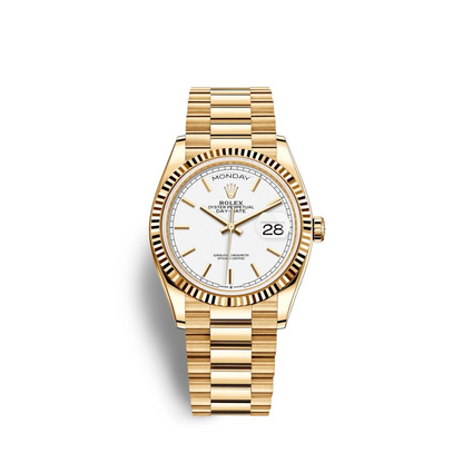 Day-Date 36mm Yellow Gold Silver Dial