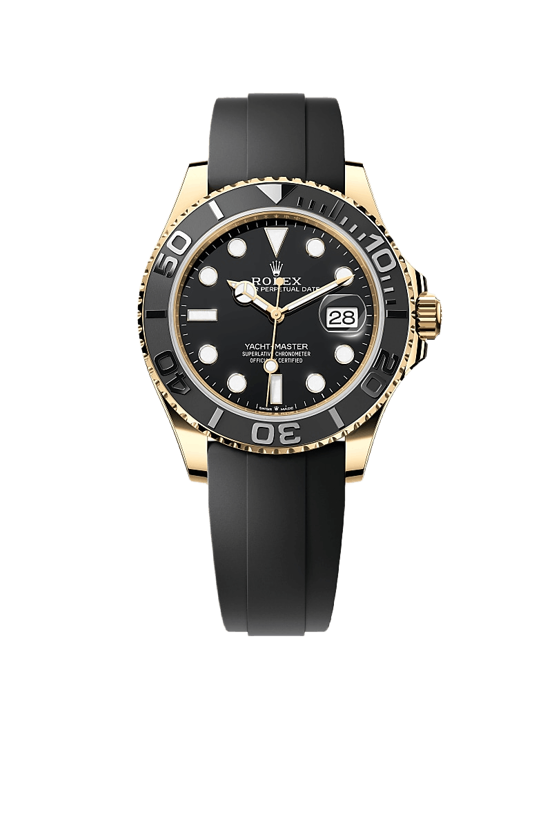 Yacht-Master 42 Oyster, 42 mm, yellow gold