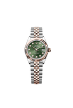 Lady-Datejust Oyster, 28 mm, Oystersteel and Everose gold