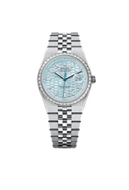 Land-Dweller 36 Oyster, 36 mm, platinum and diamonds