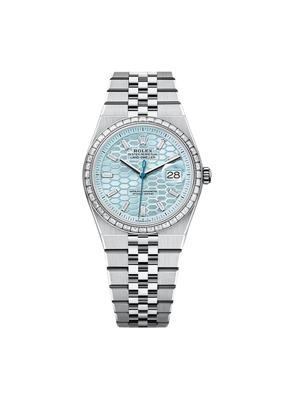 Land-Dweller 36 Oyster, 36 mm, platinum and diamonds