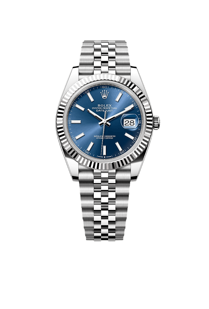 Datejust 41 Oyster, 41 mm, Oystersteel and white gold
