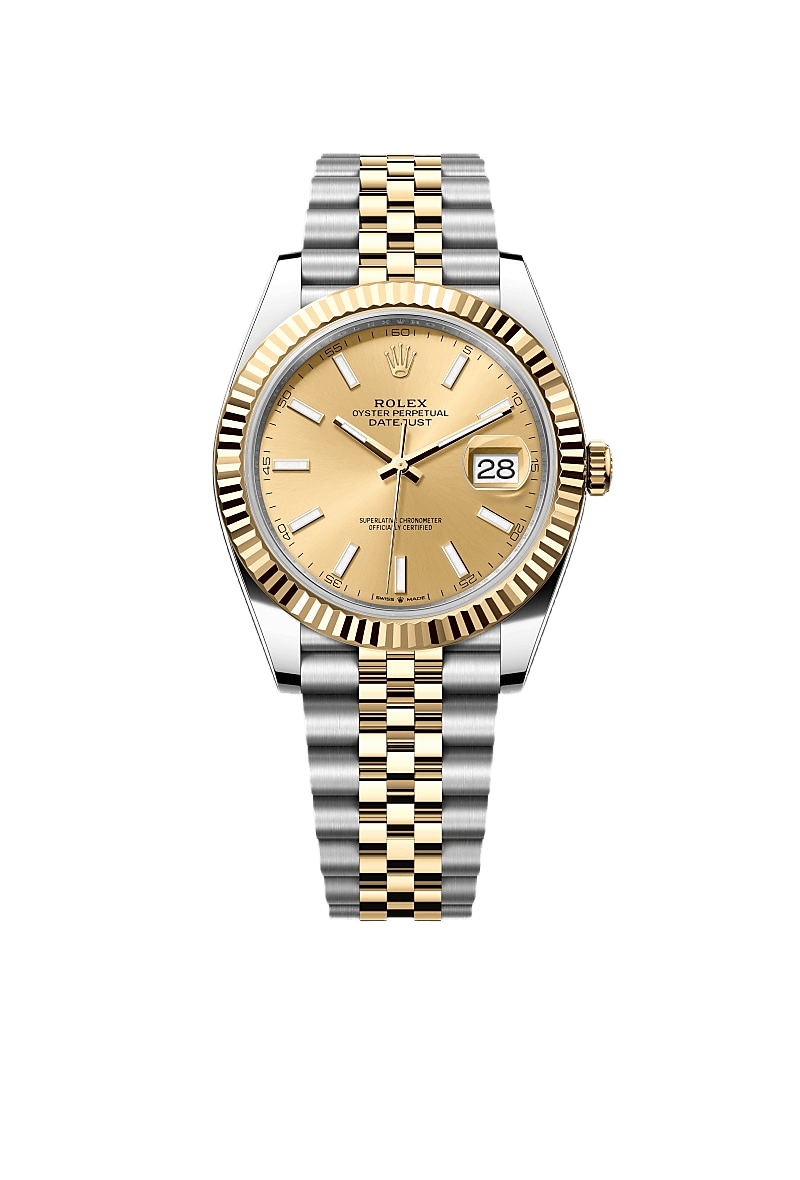 Datejust 41 Oyster, 41 mm, Oystersteel and yellow gold