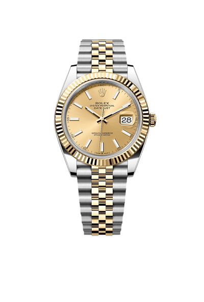 Datejust 41 Oyster, 41 mm, Oystersteel and yellow gold