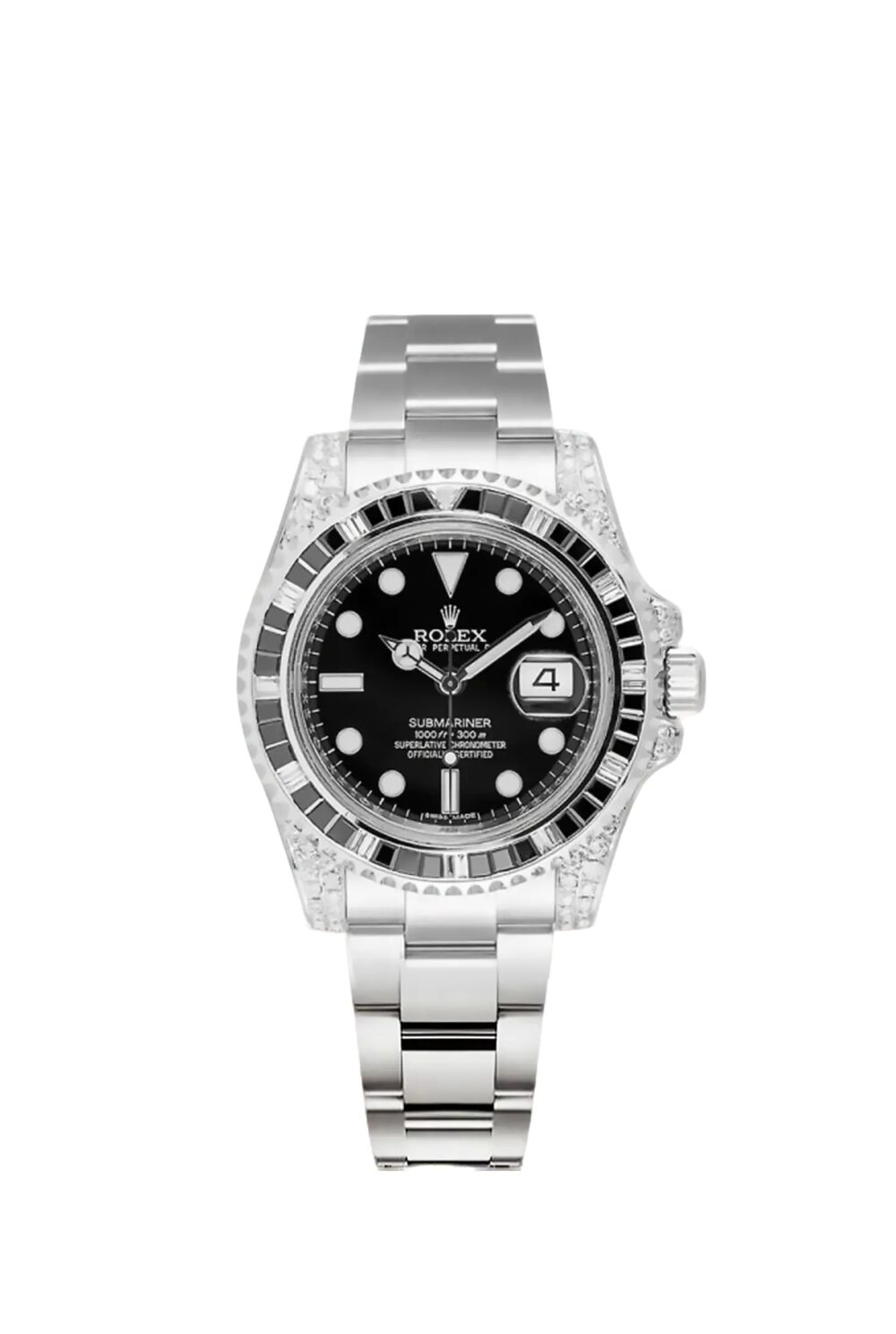 Submariner Date Silver Black Diamond, 40mm