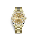 Day-Date 40 Oyster, 40 mm, yellow gold and diamonds