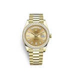 Day-Date 40 Oyster, 40 mm, yellow gold and diamonds