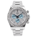 Oyster Perpetual Cosmograph Daytona Platinum Diamond Bezel Diamond Paved Dial