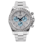 Oyster Perpetual Cosmograph Daytona Platinum Diamond Bezel Diamond Paved Dial