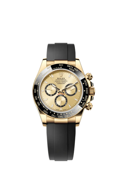 Cosmograph Daytona Yellow Gold Champagne Dial with Oysterflex Bracelet