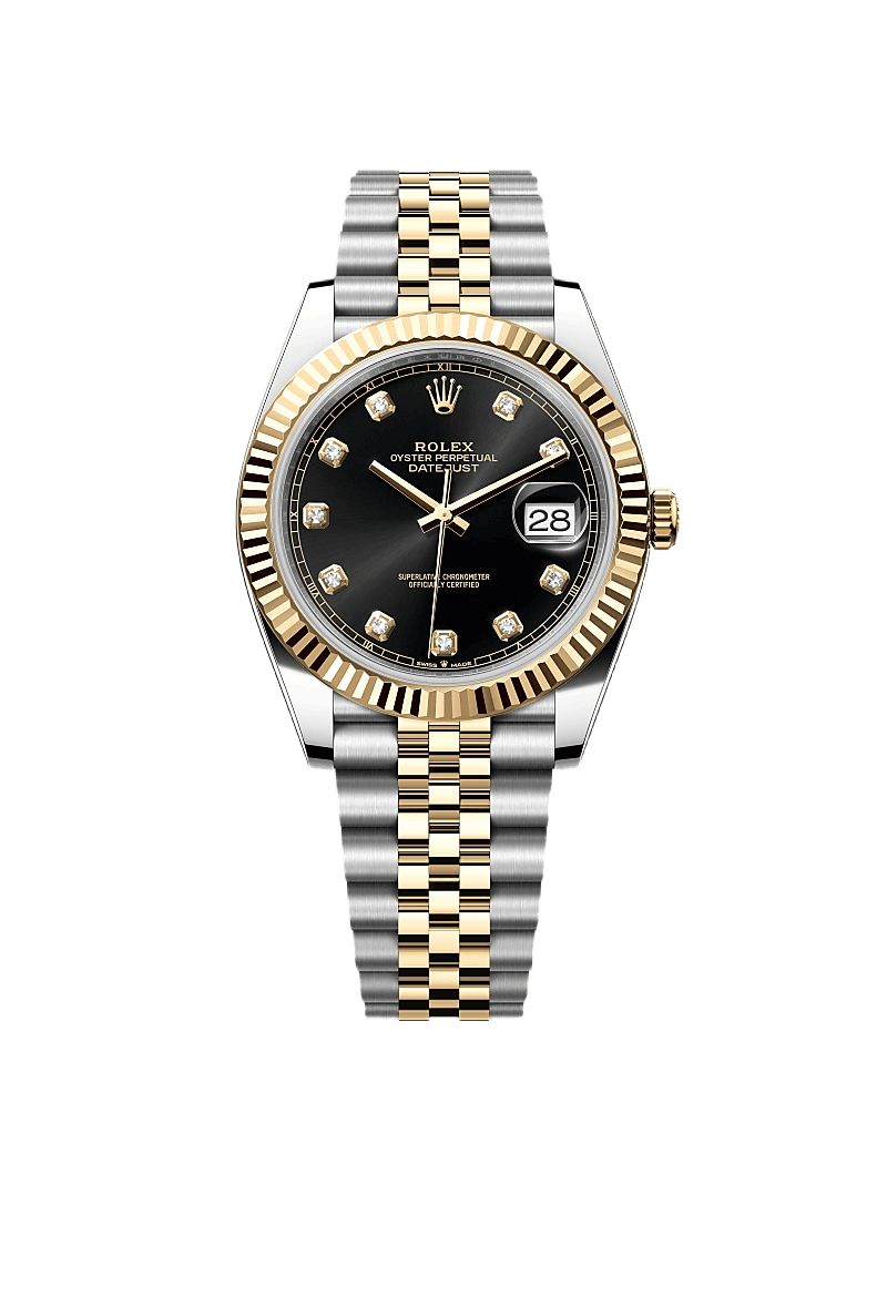Datejust 41 Oyster, 41 mm, Oystersteel and yellow gold