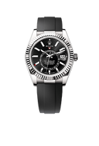 Sky-Dweller Oyster, 42 mm, white gold