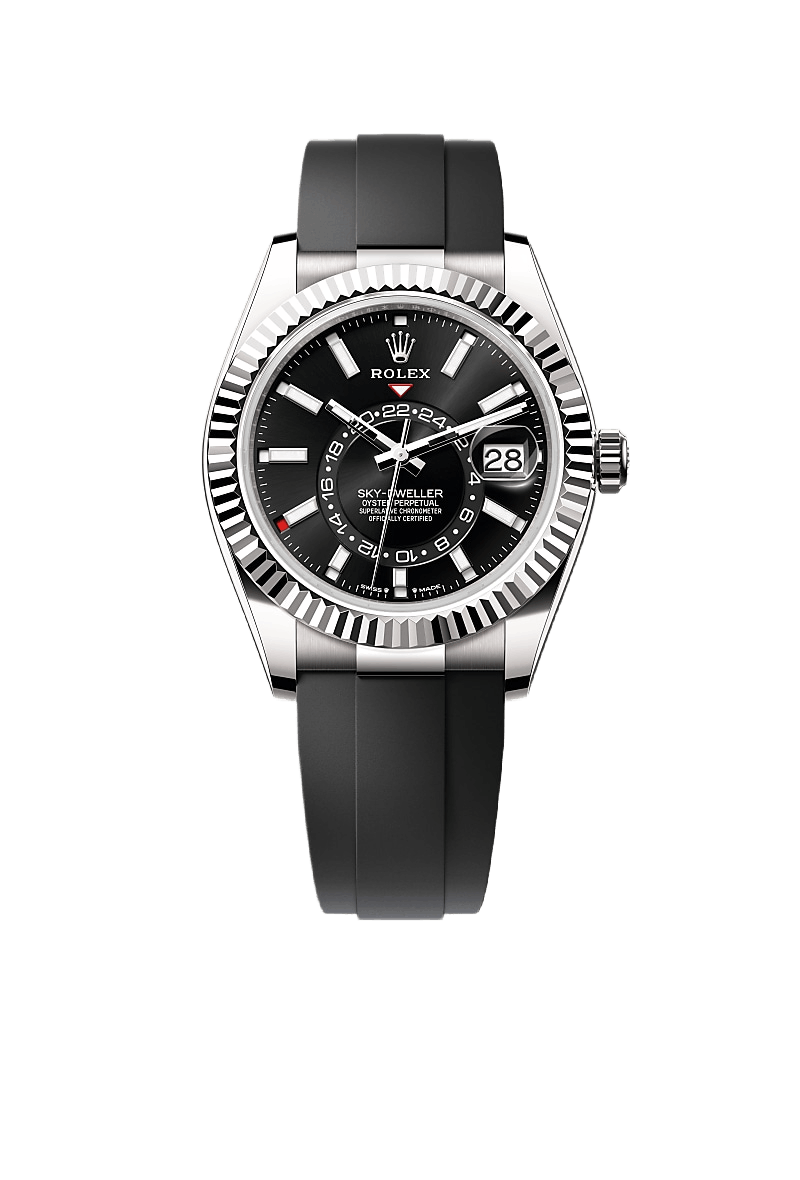 Sky-Dweller Oyster, 42 mm, white gold
