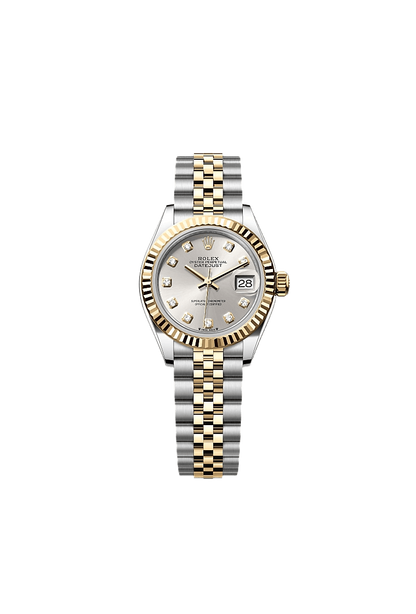 Lady-Datejust Oyster, 28 mm, Oystersteel and yellow gold