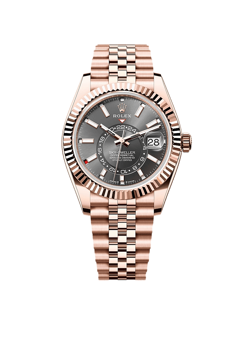 Sky-Dweller Oyster, 42 mm, Everose gold