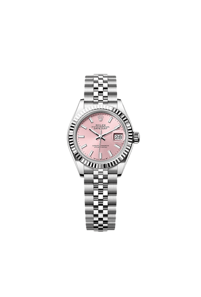 Lady-Datejust Oyster, 28 mm, Oystersteel and white gold