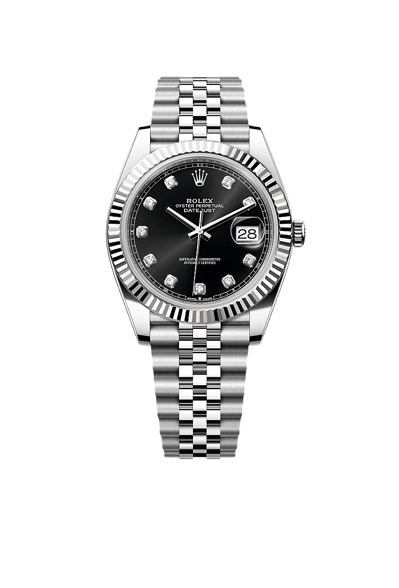 Datejust 41 Oyster, 41 mm, Oystersteel and white gold