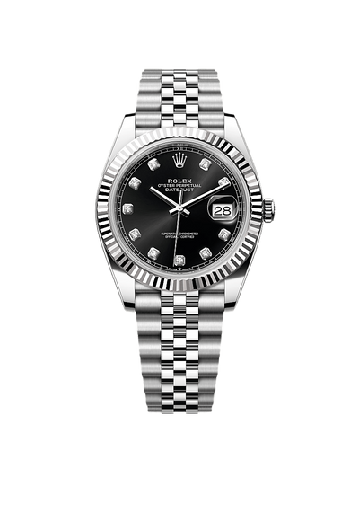 Datejust 41 Oyster, 41 mm, Oystersteel and white gold