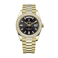 Day-Date 40 Yellow Gold Diamond Bezel – President Bracelet