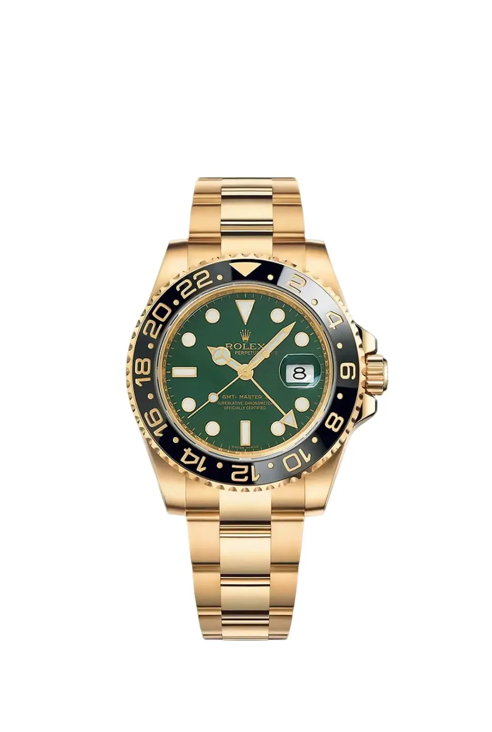 GMT-Master II “Green Dial” Yellow Gold