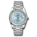 Day-Date 40 Platinum – Ice Blue Dial