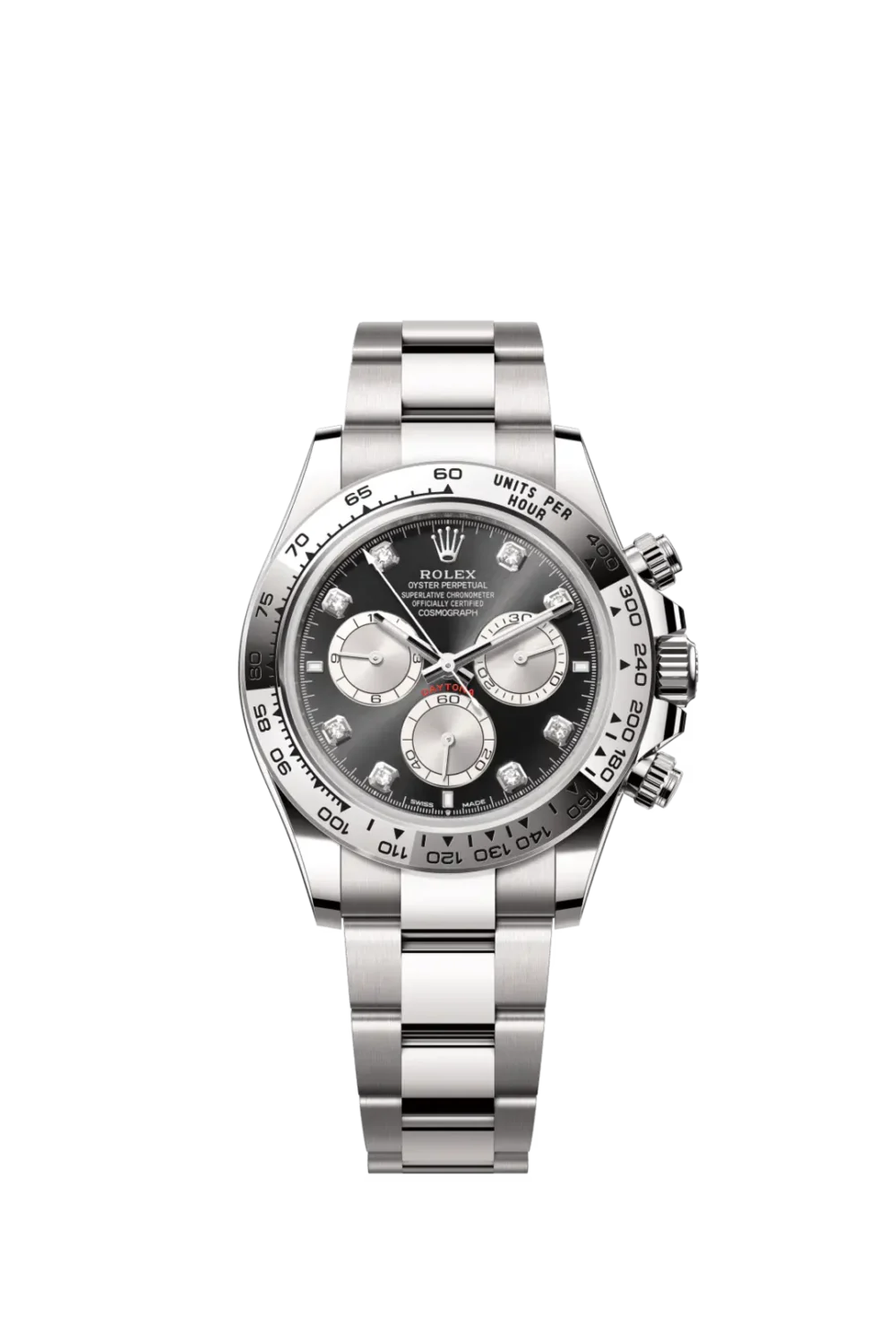 Cosmograph Daytona Oystersteel Slate Grey Diamond Dial