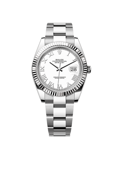 Datejust 41 Oyster, 41 mm, Oystersteel and white gold