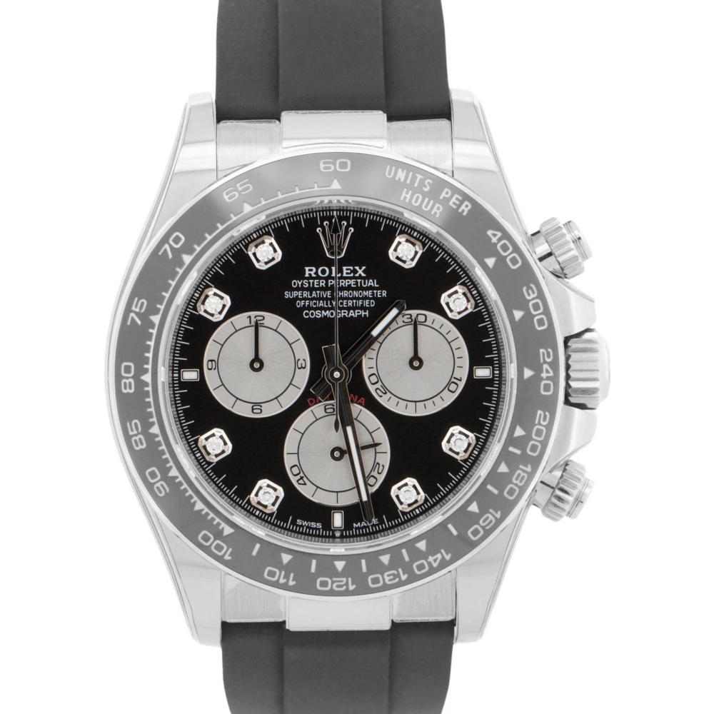 Daytona BLACK DIAMOND 18K Gold OYSTERFLEX 126519