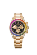 Cosmograph Daytona Rainbow Yellow Gold Black Dial