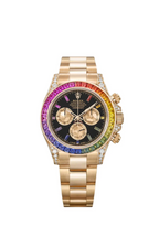 Cosmograph Daytona Rainbow Yellow Gold Black Dial