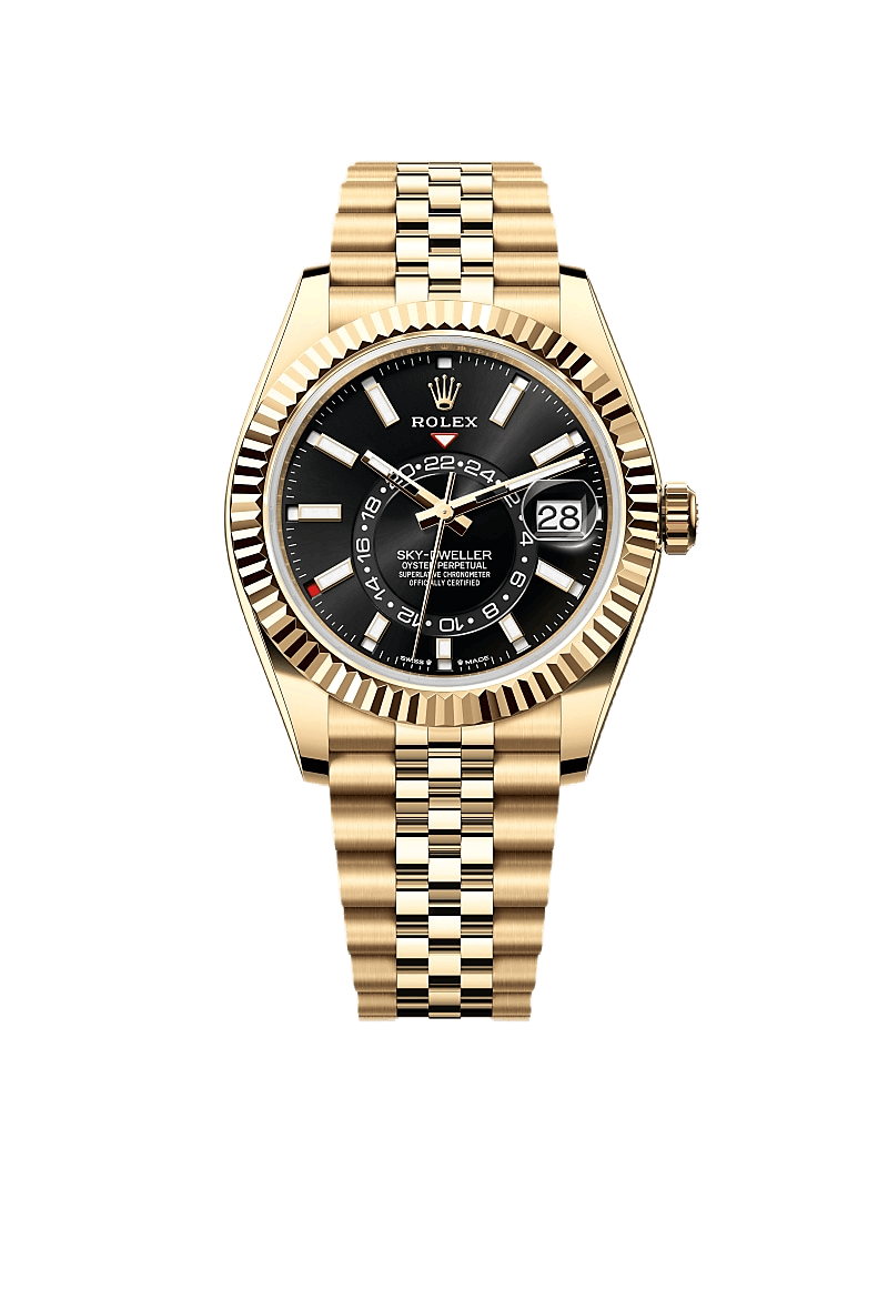 Sky-Dweller Oyster, 42 mm, yellow gold