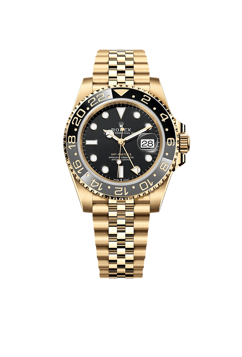 GMT-Master II Oyster, 40 mm, yellow gold