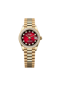 Datejust 31 Oyster, 31 mm, yellow gold and diamonds