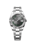 Datejust 41 Oyster, 41 mm, Oystersteel and white gold