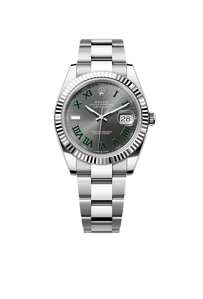 Datejust 41 Oyster, 41 mm, Oystersteel and white gold