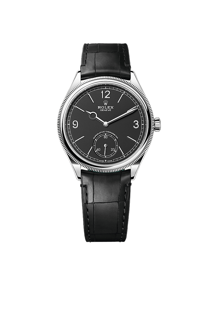 1908 39 mm, 18 kt white gold, polished finish