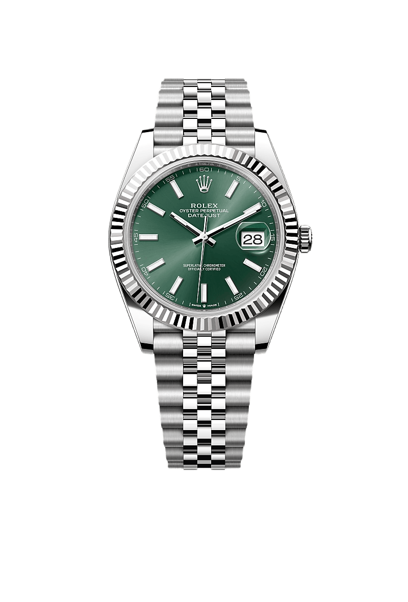 Datejust 41 Oyster, 41 mm, Oystersteel and white gold