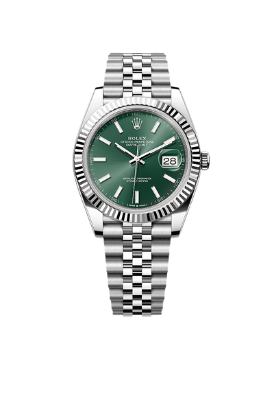 Datejust 41 Oyster, 41 mm, Oystersteel and white gold