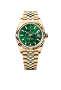 Sky-Dweller 42mm18ct Yellow Gold Green Dial