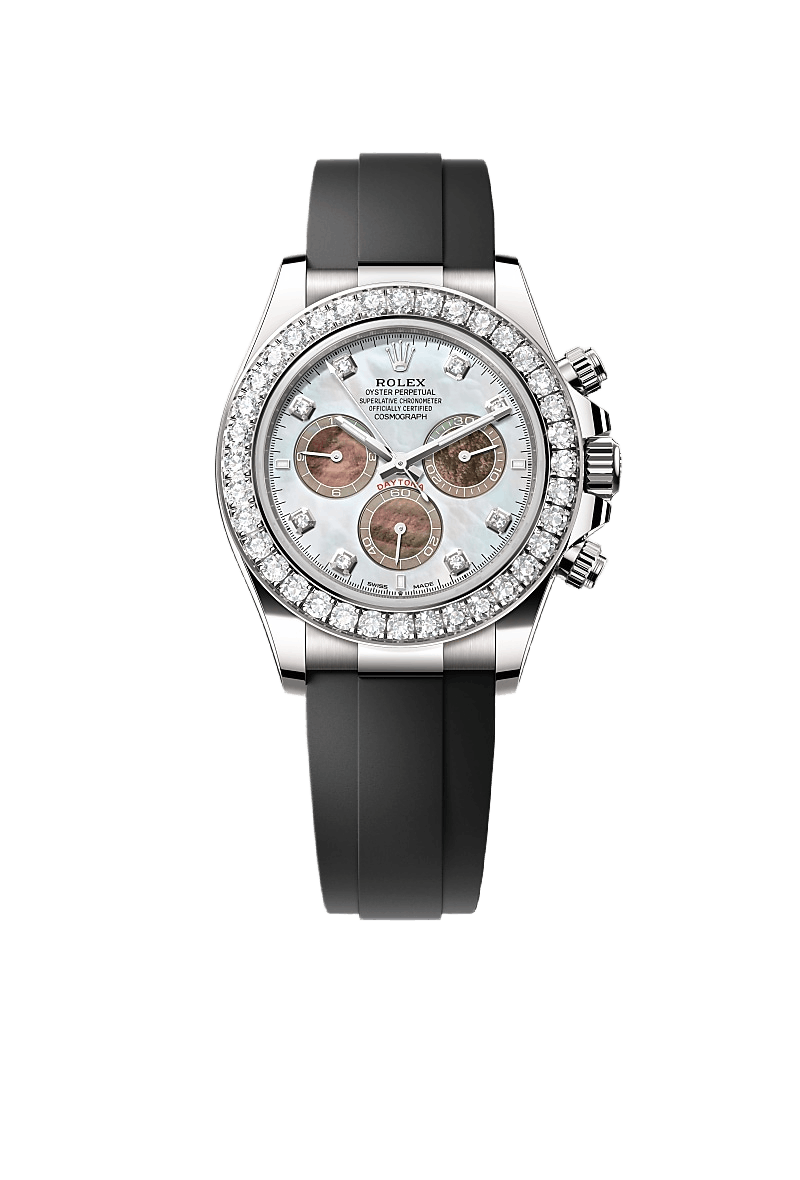 Cosmograph Daytona Oyster 40 mm white gold and diamonds