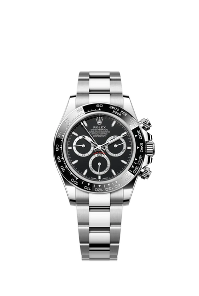 Cosmograph Daytona Stainless Steel Black Dial with Ceramic Bezel